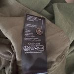 Anthropologie  Cap-Sleeve Collared Linen Ruched Mini Dress. Size XL. MSRP $148  Photo 15