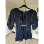 Urban Outfitters  Peplum Top Boho Spring Summer Brunch Party Date Night Festival Photo 2