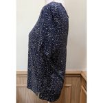 Madison Pullover Top ~ Cut Out V Back ~ Size Medium ~ Blue Photo 2