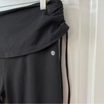 Apana  Black Fold over Waist Yoga Pants Medium Photo 3