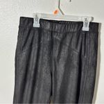 Free People  Womens Faux Suede Leather Leggings Black Size Small Photo 7