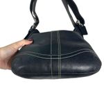 Coach 10938 Y2K Black Leather Shoulder Crossbody Convertible Bag Handbag Purse Photo 4