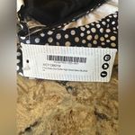 Polka Dot Ruffle Bikini Top Plus Size 20 Boohoo New Black White Halter Top Photo 3