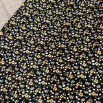 Chic Black Floral Midi Dress Photo 2