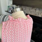 Pink Tie Neck Maxi Dress for Casual Resort Wear Size M Photo 14