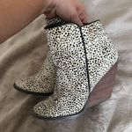 Very Volatile Spotted Hide Booties Photo 1