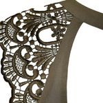 EXPRESS  Army Green Open Back W/Tie Eyelet Sleeves‎ Top NWOT XS Photo 5