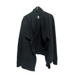 Zella Z by  Black Cowl Neck Shooting Star Cardigan Sweatshirt, NWT Photo 2