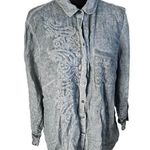 Chico's Chico’s Eclectic Linen Button Down Embroidered Mesh Shirt 3 XL Women 570226314. Photo 0