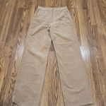 MOTHER High Waisted Tunnel Vision Sneak in Cafe Spice/ TAN wide leg size 28 Photo 8
