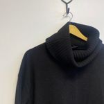 Lulus  Black Cowl Neck Sweater Dress Photo 2