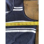 St John Sport Womens XL Black White Stripe Scoop Neck Knit Sleeveless Clean Girl Photo 4