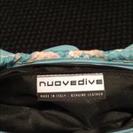 Italian Design Nuovedive Sequin & Leather Handbag Blue Photo 5