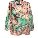 Aratta Silent Journey Bid Floral Print Blouse Womens Small Photo 0