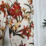 Chico's NWT Chico’s Tencel Lyocell Floral Utility Ankle Pant Tie Waist size 0.5 Photo 5