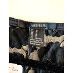 Forever 21 Taupe Black Leopard Print Hi-Lo Lace Overlay Top NWT Size M USA Made Photo 3