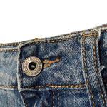 ZCO Blue Denim Graphic Distressed Jean Cut Off Shorts Women Sz 3 Photo 8