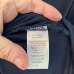 41 Hawthorn Navy Blue Ruched Wrap Style V Neck 3/4 Sleeve Top Size S Black Photo 1