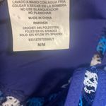 Becca  bikini by Rebecca Virtue swimwear Navy Blue crotchet halter top New Sz Med Photo 1