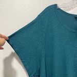 Torrid NWT linen blend Dark Teal Short Sleeve Top plus size 5X Photo 2