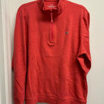 Vineyard Vines Women’s Bold Red Zip-Up Sweater Photo 0