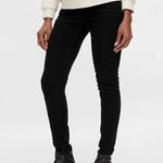 Mama;licious Maternity Jeggings Sz XL Ankle Jeans Over The Bump stretch​​​ Black Photo 0