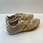 Guess ‎ Y2k Logo Sneakers Gold Metallic Accent Casual Shoes Womens Size 10 Photo 2