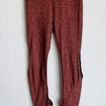 Free People  Halo Cut Out Leggings Heather Red Sz XS Photo 2