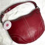 Coach Y2k F10908 Red Solo Hobo Shoulder Bag Photo 0