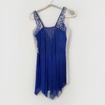 Blue Lace Sheer Slip Dress Negligee Sirencore Seductive Date Night S/M Photo 1