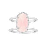 Kendra Scott rose quartz  elyse ring Photo 0