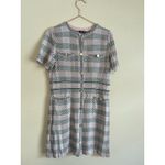 Misook Tweed Shift Dress Women’s Size S Rose Petal Multi Short Sleeve Photo 6