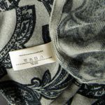 Simply Noelle Cape Shawl in Gray and Black Paisley Photo 8