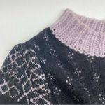 Free People Snow Globe Wool Alpaca Mock Neck Cropped Pullover Sweater: Onyx Photo 9