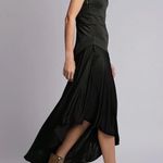 Alexis  Addison One-Shoulder Asymmetric Maxi Dress Black L Grunge Party Chic Photo 7