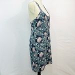 Free People  Intimates Printed Portrait Blue Dress Photo 5