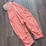 NEW free people hotshot‎ onesie in a neon coral/orange color Orange Size L Photo 2