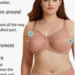 Glamorise Women's Plus Size No-Sweat Mesh Sports Bra Wirefree #1068 Photo 7