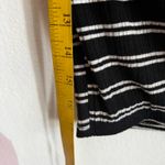 Forever 21 Black Striped Wrap Top Y2K Indie Sleaze Soft Goth Grunge‎ Retro Small Photo 4