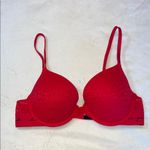 Victoria's Secret Victoria Secrets , Pink 2 Elegant Red and Burgundy Lace Bras Size 34C Push-up Photo 5