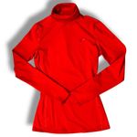 Under Armour  Coldgear Compression Shirt Women Med Red/Pink Turtle Neck LS Turtle Photo 0