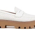 Franco Sarto NEW Balin Platform Loafer (Women) 10M, WHITE Lug Sole Photo 1