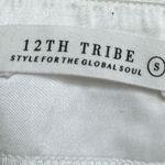 12th Tribe  White Satin Mini Skirt Photo 3