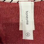 Honeyme  Women's Open-Front Shrug in Deep Pink Size Small Photo 4