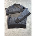 J.Crew  Womens Bomber Jacket Small Gray Pinstripe Wool Blend Full Zip‎ Photo 10