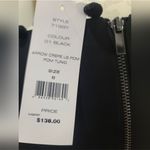 French Connection Black Arrow Crepe Pom Pom Slip Tunic Dress Photo 7