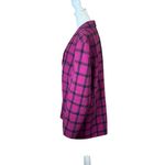 Pendleton VTG 70s-80s Virgin Wool Blazer Jacket Violet Plaid Size 16 USA Preppy Photo 11