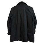 Ralph Lauren Lauren  Womens Size Petite M Black Utility Jacket Toggle Button Zip Photo 1