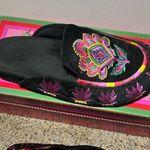 Farm Rio  satin tapestry mules Photo 2