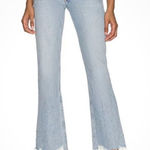 AGOLDE  Mid Rise Straight Leg Boot Cut Jeans Size 28 Organic Cotton Photo 0